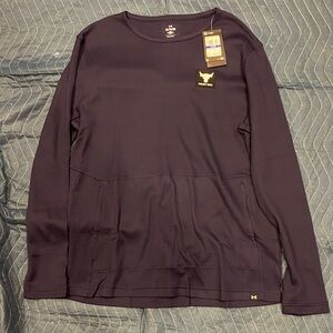 Under Armour Project Rock Men's Dark Blue Long Sleeve Athletic Crew